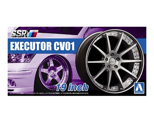 Aoshima 1/24 Rims & Tires - Executor SSR CV01 19" image