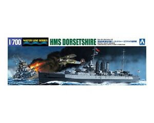Aoshima 1/700 HMS Dorsetshire Attack Bismarck image
