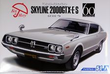 Aoshima 1/24 Nissan GC111 Skyline HT2000GTX-E-S '76 image