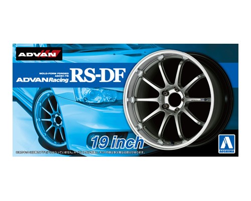 Aoshima 1/24 Rims & Tires - Advan Racing RS-DF 19" image