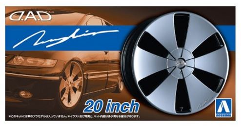 Aoshima 1/24 Rims & Tires - Garson D.A.D Zuenglein 20" image