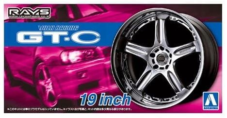 Aoshima 1/24 Rims & Tires - Volk Racing GT-C 19" image