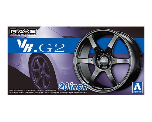 Aoshima 1/24 Rims & Tires - Volk Racing VR.G2 20" image