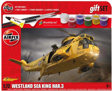 Airfix 1/72 Westland Sea King HAR.3 - Gift Set image