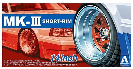 Aoshima 1/24 Rims & Tires - Mk.III Short-Rim 14" image