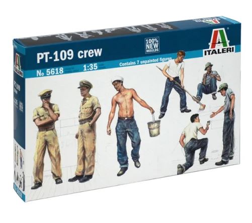 Italeri 1/35 PT-109 Crew & Accessories image