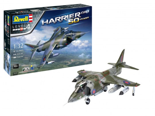 Revell 1/32 Harrier GR.1 - 50 Years Gift Set image