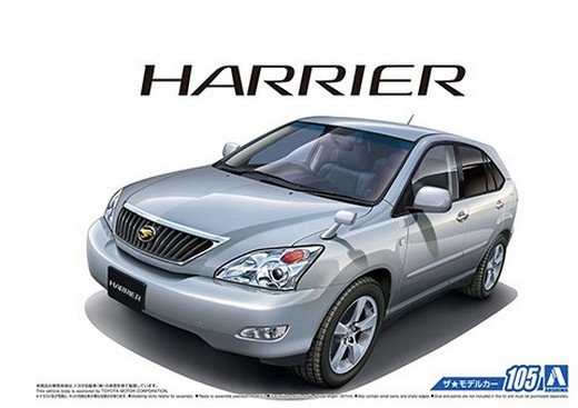 Aoshima 1/24 Toyota Harrier Premium Edition 2006 image