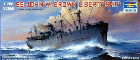 Trumpeter 1/700 SS John W Brown Liberty Ship image