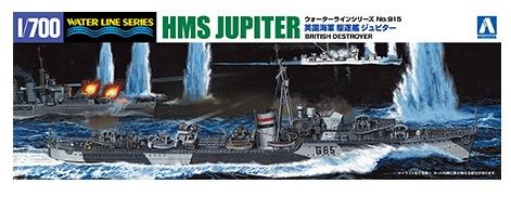 Aoshima 1/700 HMS Jupiter British Destroyer image