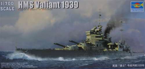 Trumpeter 1/700 HMS Valiant 1939 image