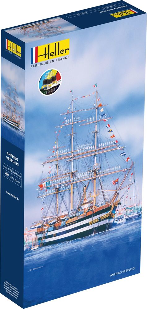 Heller 1/150 Amerigo Vespucci - Starter Kit image