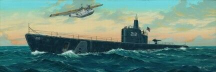 Trumpeter 1/144 USS Gato Submarine 1941 image
