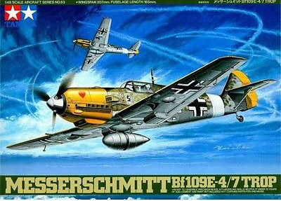 Tamiya 1/48 Messerschmitt Bf109E-4/7 TROP image