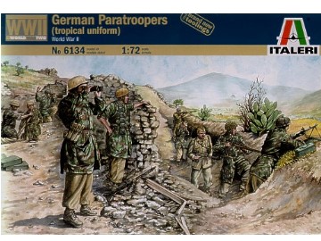 Italeri 1/72 WWII German Paratroopers (Tropical) image