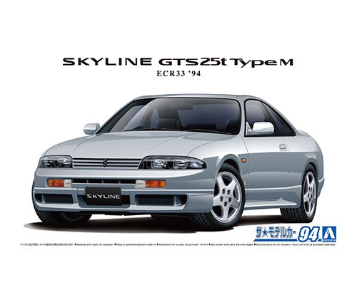 Aoshima 1/24 Nissan ECR33 Skyline GTS25t Type M 1994 image