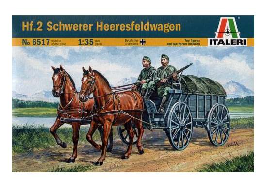 Italeri 1/35 Hf.2 Schwerer Heeresfeldwagen image