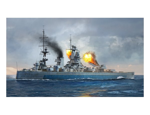Trumpeter 6717 HMS Nelson 1944 in 1:700