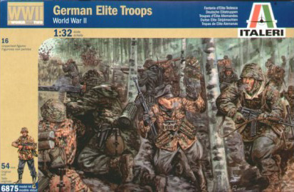 Italeri 1/32 WWII German Elite Troops image