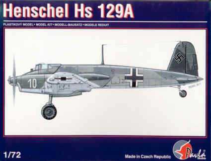 Pavla Models 1/72 Henschel Hs 129A image