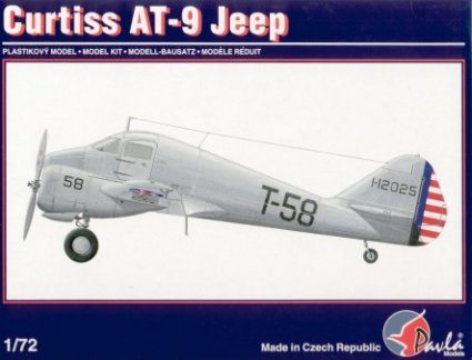 Pavla Models 1/72 Curtiss AT-9 Jeep image