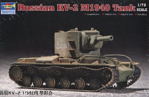 Trumpeter 1/72 Soviet KV-2 M1940 Tank image
