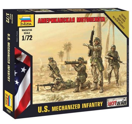 Zvezda 1/72 U.S. Mechanzied Infantry image