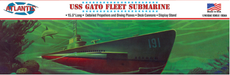 Atlantis Models 1/240 USS Gato Fleet Submarine image