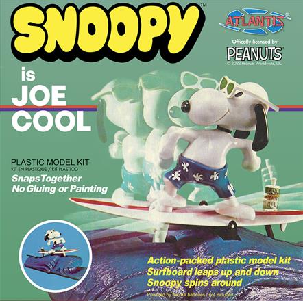 Atlantis Snoopy is Joe Cool Motorized Model Kit image