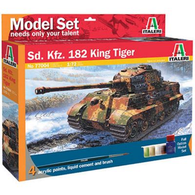 Italeri 1/72 King Tiger Model Set image