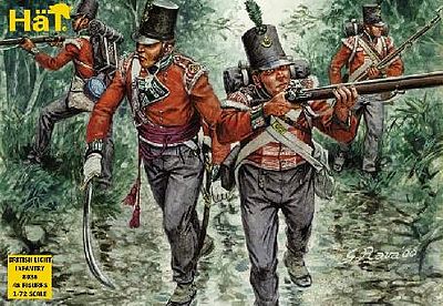 HaT 1/72 British Light Infantry (48 Pcs) image