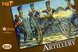 HaT 1/72 Napoleonic Bavarian Artillery (24 Pcs) image