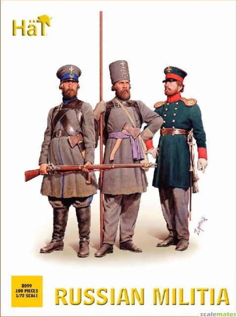 HaT 1/72 Russian Militia (100 Pcs) image