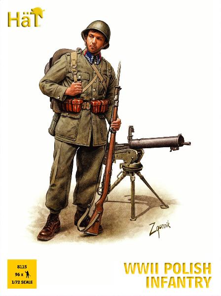 HaT 1/72 WWII Polish Infantry (96 Pcs) image