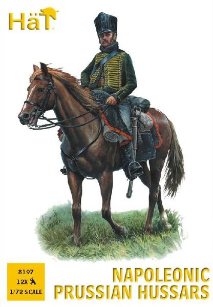 HaT 1/72 Napoleonic Prussian Hussars (12 Pcs) image