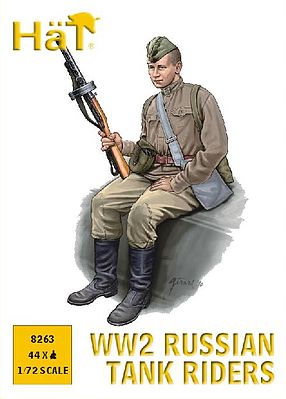 HaT 1/72 WWII Russian Tank Riders (44 Pcs) image