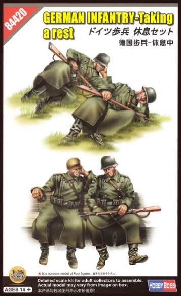 HobbyBoss 1/35 German Infantry 'Taking a Rest' image