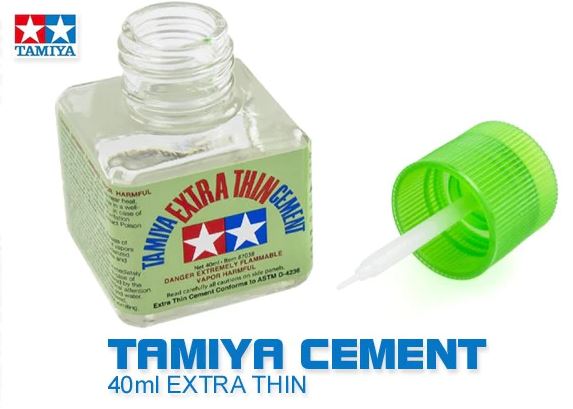 Tamiya Cement – Premium Plastic Model Glue, Original Formula, Standard Tube