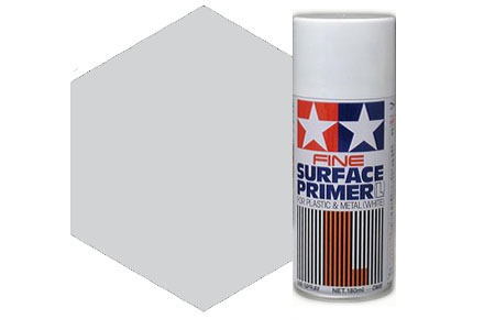 Tamiya Fine Surface Primer Light Gray 180ml image