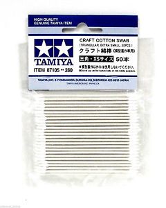 Tamiya Craft Cotton Swabs - Triangular/Extra Small/50 Pieces image