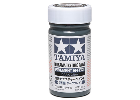 Tamiya Pavement Dark Gray Texture Paint image