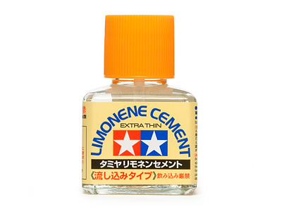 Tamiya Limonene Cement Extra Thin Odourless 40ml with Brush image