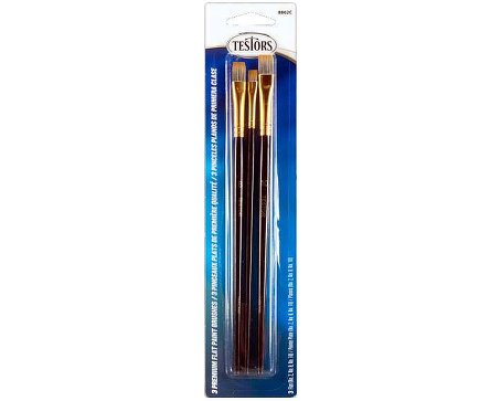 Testors Premium Brush 3 Pack (#2, #8, #10) image