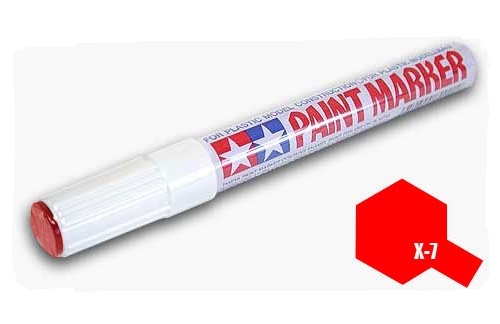 Tamiya X7 Gloss Red Enamel Paint Marker image