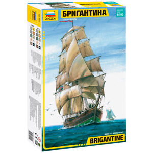 Zvezda 1/100 English Brigantine image