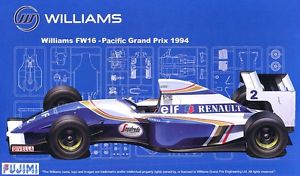 Fujimi 1/20 Formula 1 Williams FW16 Pacific Grand Prix 1994 image