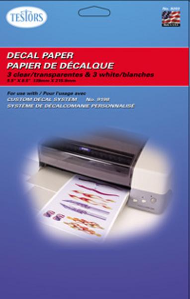 Testors Decal Paper Assorted - 6 Sheets image