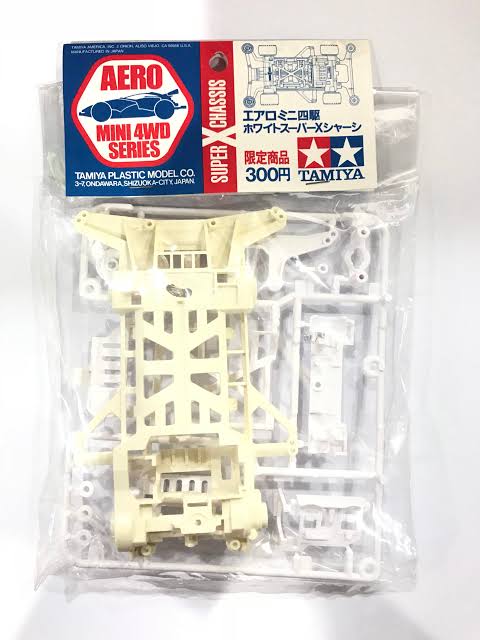 Tamiya Super X Chassis (White) Mini 4WD image