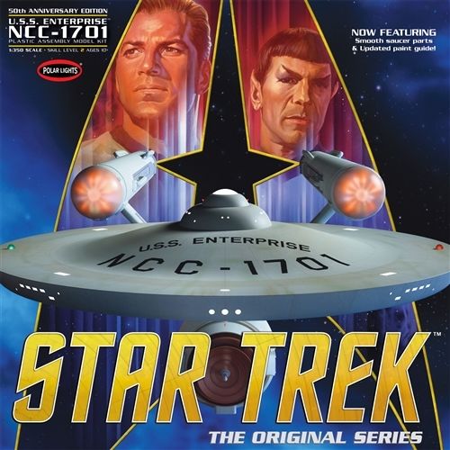 Polar Lights 1/350 Star Trek TOS Enterprise 50th Anniversary Edition image