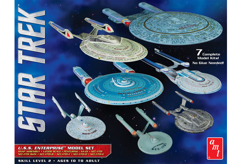 AMT 1/2500 Star Trek U.S.S Enterprise Box Set - Snap image